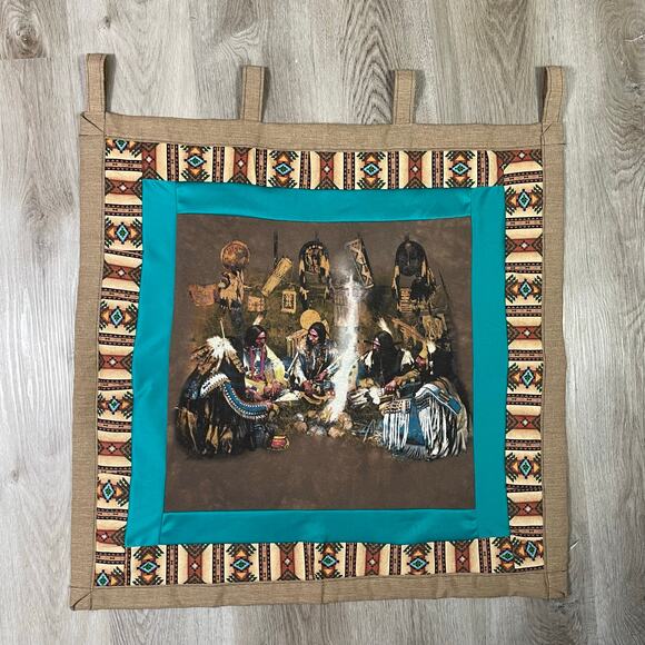 Set of 3 The Mountain‎ Art Wall Hangings Quilted Cotton Tapestry Panels - Picture 10 of 16